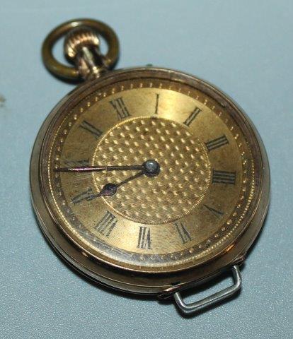 9ct gold pocket watch